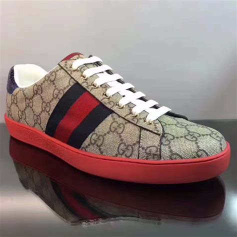 gucci ace sneakers with suit|Gucci men's supreme sneakers.